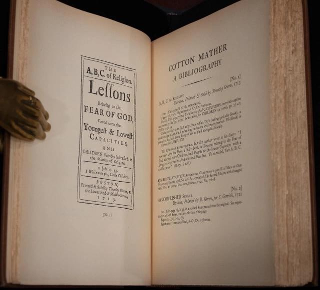 Increase Mather Cotton Mather / 1940 Cotton Mather Increase Mather Minor 1st ed - 16