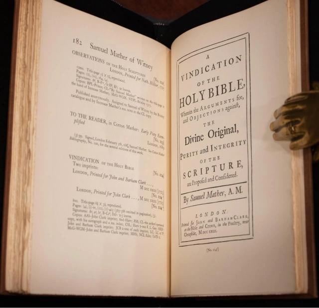 Increase Mather Cotton Mather / 1940 Cotton Mather Increase Mather Minor 1st ed - 17
