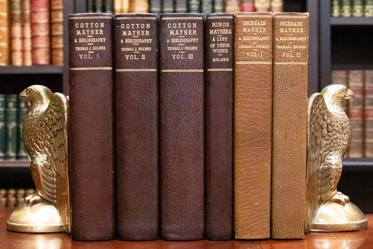 Increase Mather Cotton Mather / 1940 Cotton Mather Increase Mather Minor 1st ed: Author: Cotton Mather, Increase Mather,Country of Origin: United States of America,Publisher: Unknown,Year Printed: 1940,Special Attributes: 1st Edition,Original/Facsimile: Original 1940 Cotton