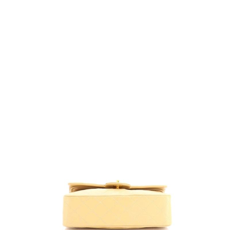 Chanel Vintage Classic Double Flap Bag Quilted Lambskin Small - 4