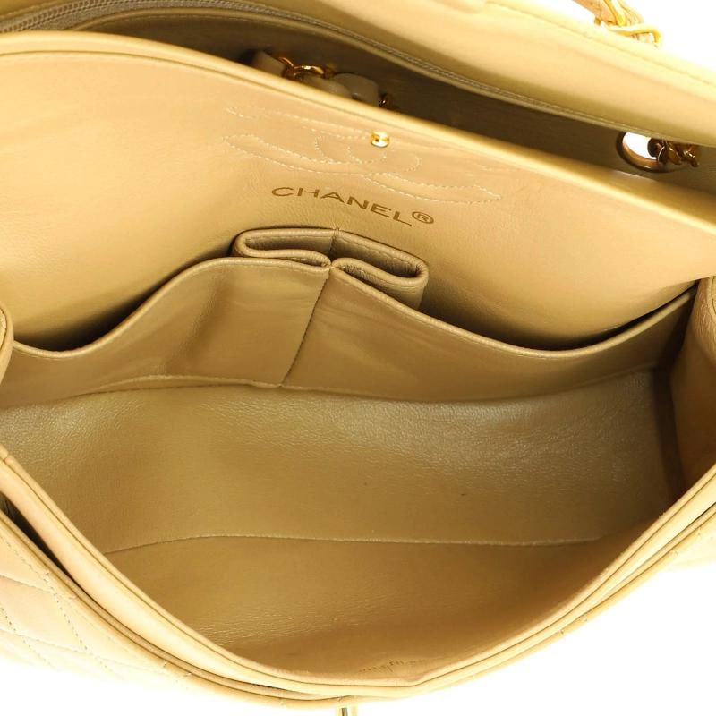 Chanel Vintage Classic Double Flap Bag Quilted Lambskin Small - 5