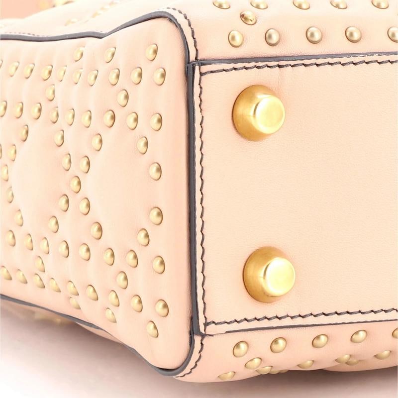 Christian Dior Supple Lady Dior Bag Cannage Studded Lambskin Small - 6