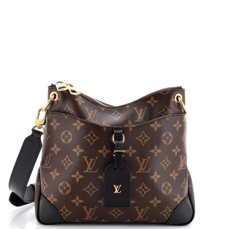 Louis Vuitton Odeon NM Handbag Monogram Canvas PM: Accessories: Luggage Tag, Dust Bag, With Strap Measurements: Handle Drop 7", Height 9", Width 10", Depth 3", Strap Drop 18-21". Condition: Pre-owned - Excellent,Brand: Louis Vuitton,Exterior