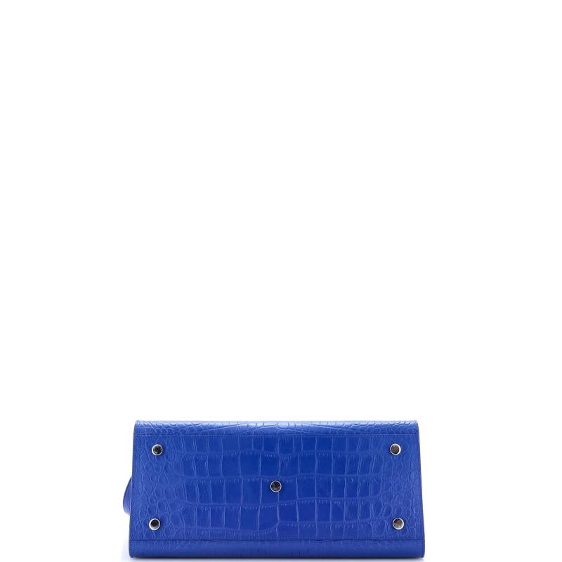 Saint Laurent Sac de Jour Bag Crocodile Embossed Leather Small - 4