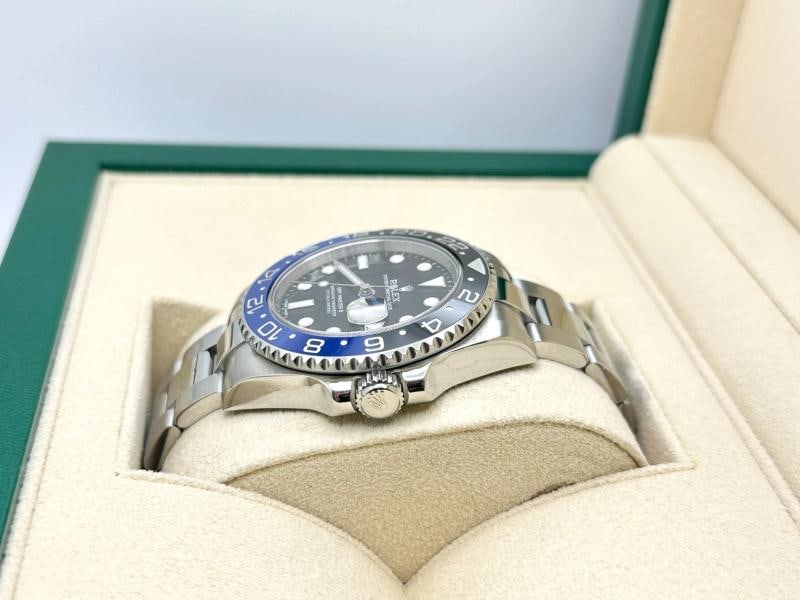 Rolex GMT Master II BATMAN 116710BLNR Black Blue Ceramic Bezel Steel Box Paper - 5