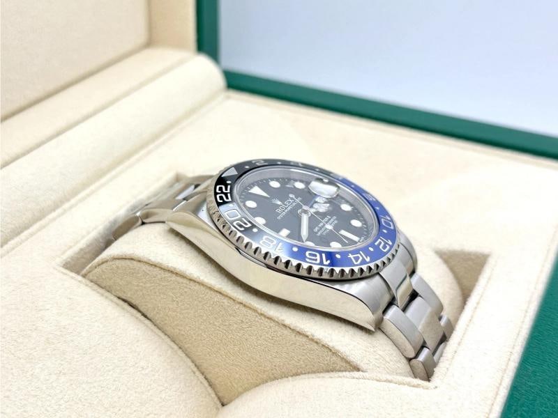 Rolex GMT Master II BATMAN 116710BLNR Black Blue Ceramic Bezel Steel Box Paper - 6