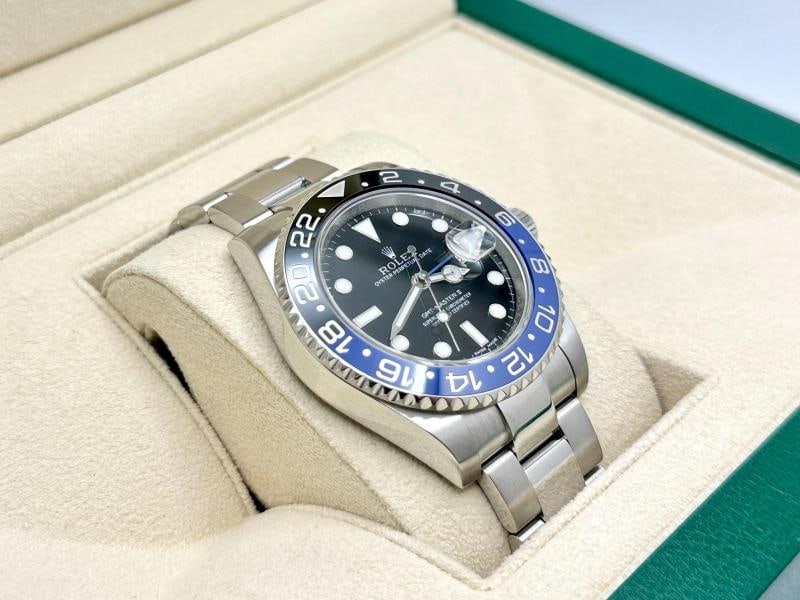Rolex GMT Master II BATMAN 116710BLNR Black Blue Ceramic Bezel Steel Box Paper - 7
