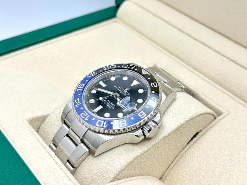 Rolex GMT Master II BATMAN 116710BLNR Black Blue Ceramic Bezel Steel Box Paper - 9