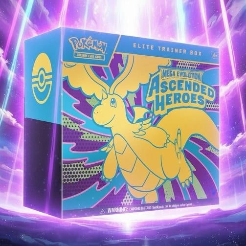 Pokemon TCG - Ascended Heroes ETB Case Of 10 Sealed Elite Trainer Box - 3