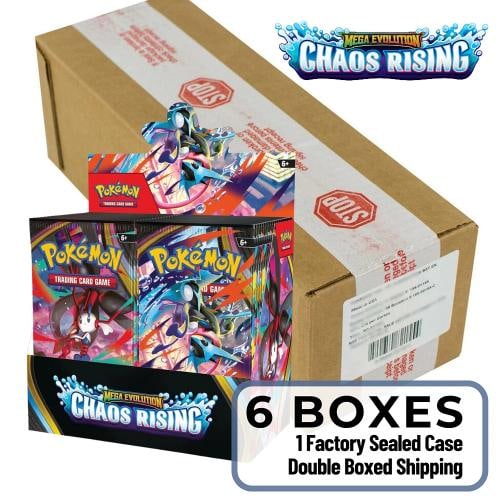 Pokemon Chaos Rising Booster Case 6 Factory Sealed Boxes: Condition: New/Factory Sealed: A brand-new, unused, unopened, undamaged item (including handmade items). See the seller's listing for full details. ,Game: PokÃƒÂ©mon TCG,Set: