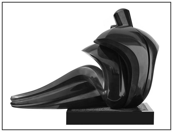 Gidon Graetz Hand Carved Marble Large Original Sculpture Signed Figurative Art - 4