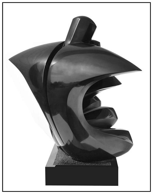 Gidon Graetz Hand Carved Marble Large Original Sculpture Signed Figurative Art - 5