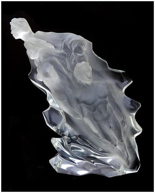 Frederick Hart Passages Acrylic Sculpture Hand Signed Nude Female Male Artwork: measuring approximately 18"h x 14"w. Artist: Frederick Hart,Unit of Sale: limited edition of 350,Signed: Yes,Material: Acrylic,Certificate of Authenticity (COA): Yes,Region of Origin: US,Subject: