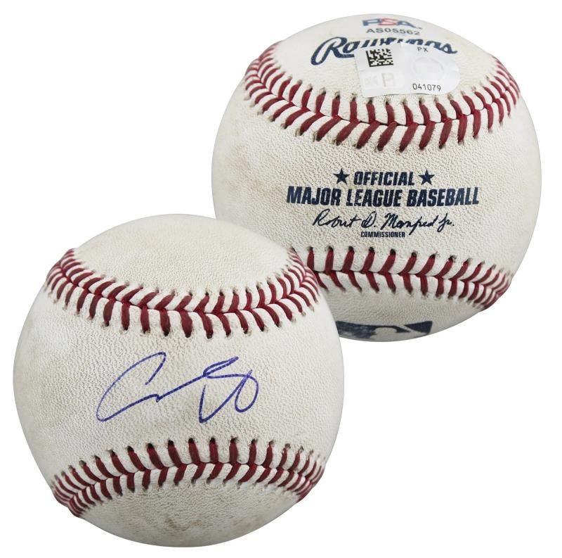 Shohei Ohtani Signed 6/22/2024 LAA Vs LAD Game Used OML Baseball MLB & PSA LOA (1 of 8)