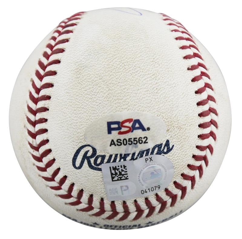 Shohei Ohtani Signed 6/22/2024 LAA Vs LAD Game Used OML Baseball MLB & PSA LOA - 3