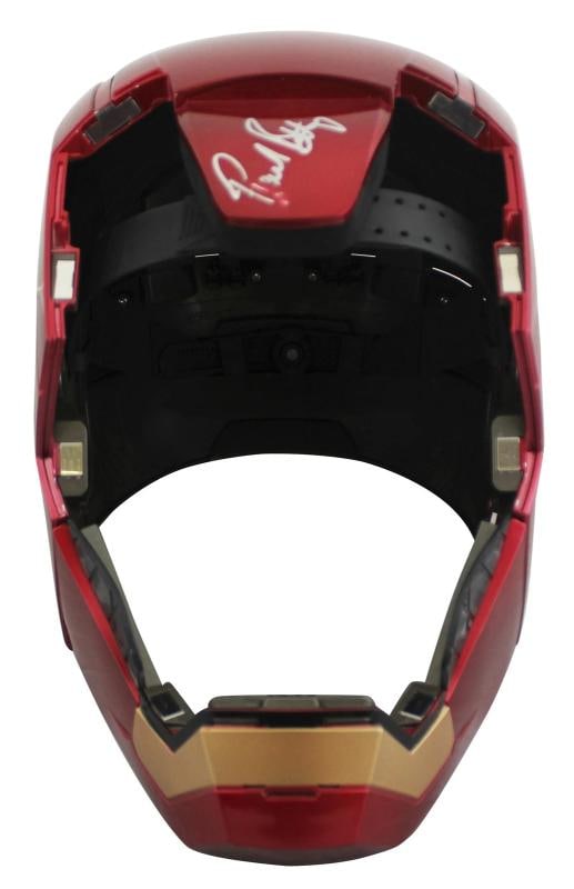 The Avengers (5) Lee, Jackson, Rudd +2 Signed Iron Man F/S Helmet BAS #AE64818 - 8