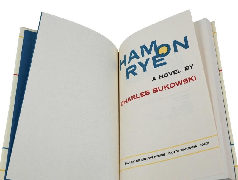 Ham on Rye ~ SIGNED by CHARLES BUKOWSKI ~ First Edition ~ 1st Printing 1982 - 5