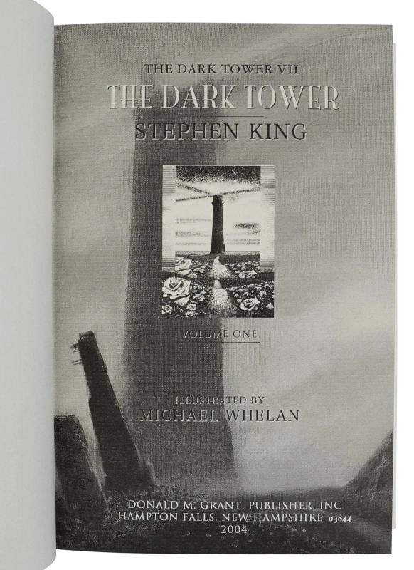 The Dark Tower VII ~ SIGNED by STEPHEN KING ~ Limited First Edition ~ 1st 2004 - 10