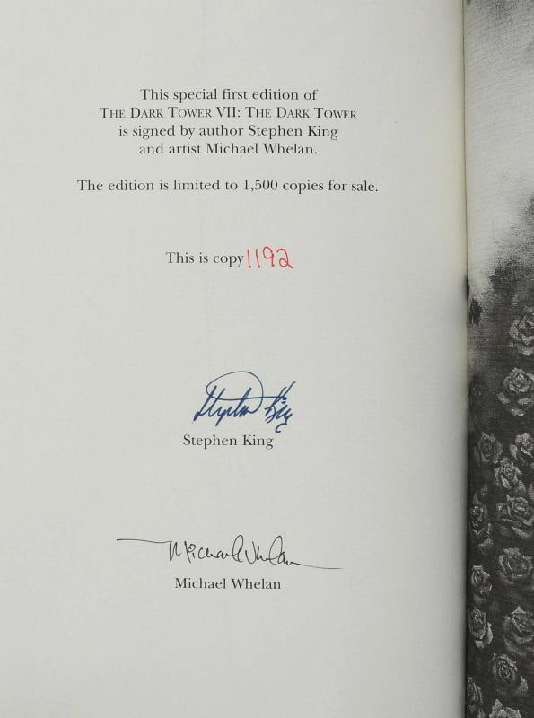 The Dark Tower VII ~ SIGNED by STEPHEN KING ~ Limited First Edition ~ 1st 2004 - 9