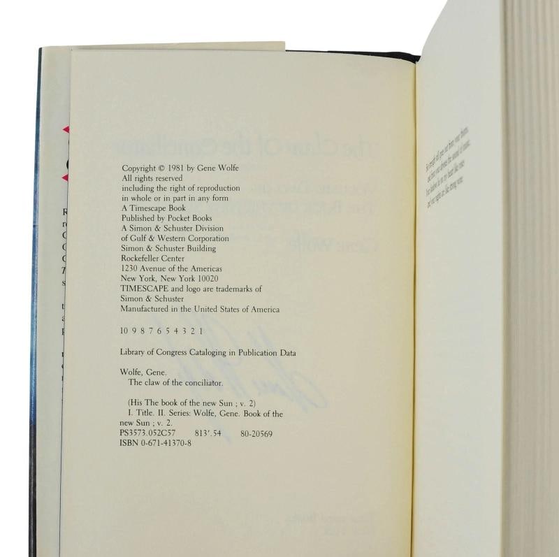 The Book of the New Sun ~ SIGNED by GENE WOLFE ~ First Editions ~ 1st Printings - 11