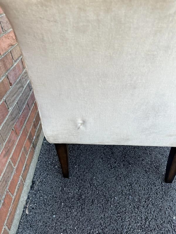 Pair of Custom Upholstered High End Tufted Accent Chairs Orig MSRP $3500 each - 6