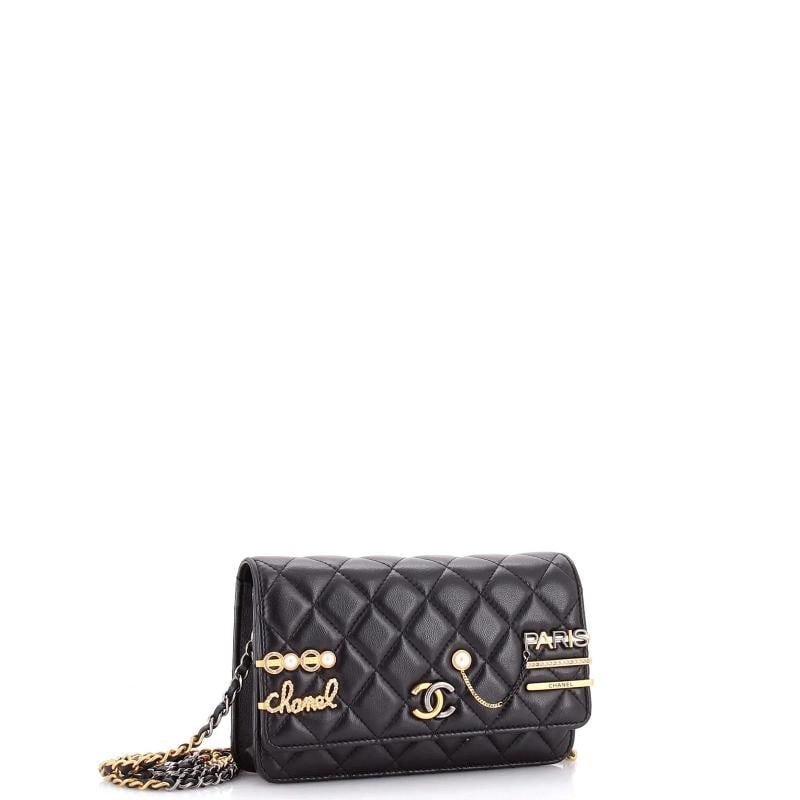 Chanel Coco Clips Wallet on Chain Embellished Quilted Lambskin - 2
