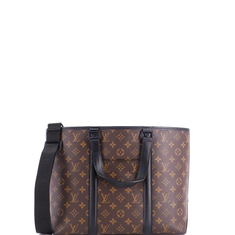 Louis Vuitton Weekend Tote Macassar Monogram Canvas PM: Accessories: Pochette, Dust Bag, With Strap Measurements: Handle Drop 6", Height 11.5", Width 14", Depth 5", Strap Drop 15-24" . Condition: Pre-owned - Good,Brand: Louis Vuitton,Exterior Material: