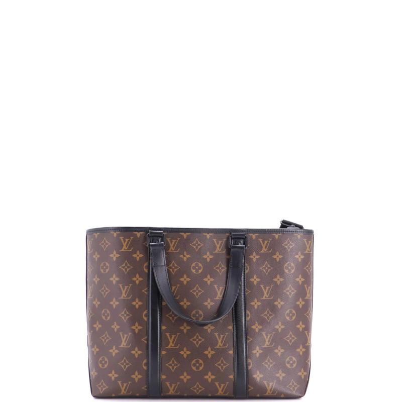 Louis Vuitton Weekend Tote Macassar Monogram Canvas PM - 4