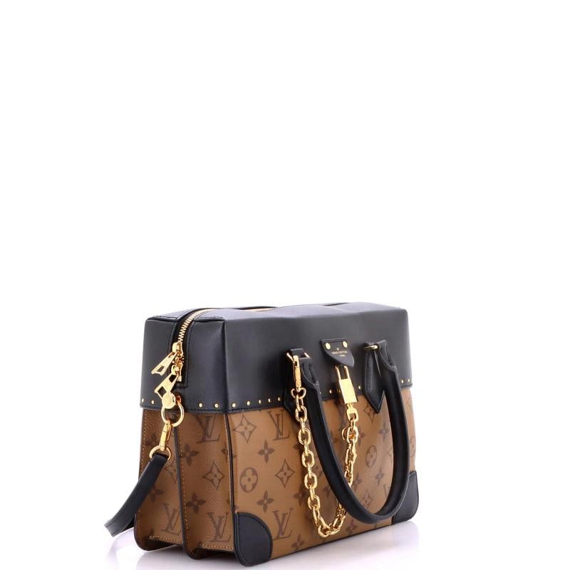 Louis Vuitton City Malle Handbag Reverse Monogram Canvas and Leather MM - 2