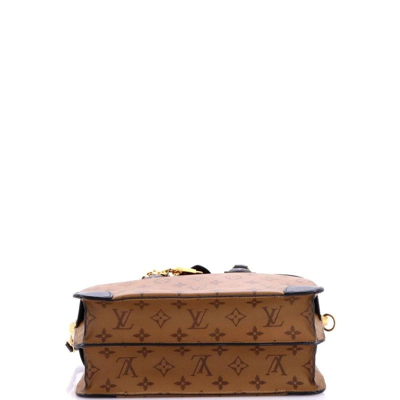 Louis Vuitton City Malle Handbag Reverse Monogram Canvas and Leather MM - 4