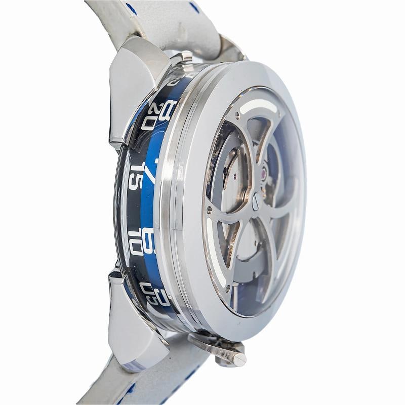 MB&F M.A.D.1S Ice Blue Edition 1 Complete Leather Skeleton Dial Men's Watch 42mm - 3
