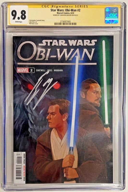 Ewan McGregor Signed CGC Signature Series Graded 9.8 Star Wars Obi-Wan Kenobi #2 (1 of 1)