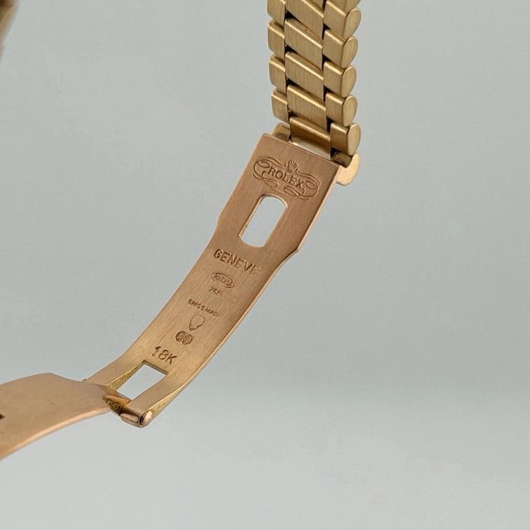 Rolex Ladies Datejust President 6917 Champagne Dial 18k Yellow Gold - 9