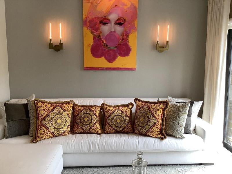 ATELIER VERSACE CUSTOM MADE SET OF 4 PILLOWS 2-SZ18Ã¢â‚¬Â18 - 3