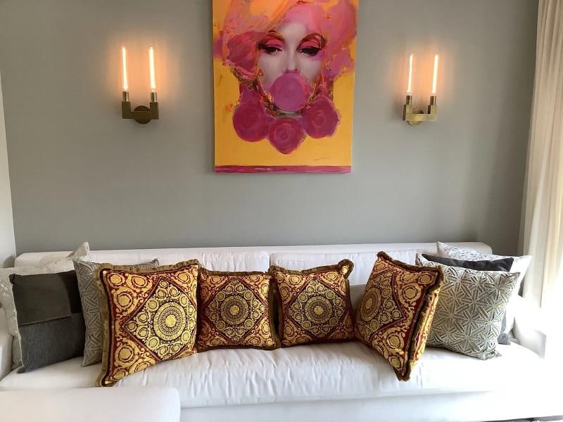 ATELIER VERSACE CUSTOM MADE SET OF 4 PILLOWS 2-SZ18Ã¢â‚¬Â18 - 4