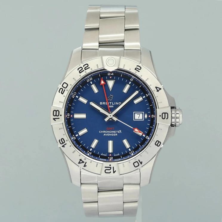PAPERS MINT Breitling Avenger Automatic GMT 44mm Blue Men's Watch A32320101C1A1 - 2