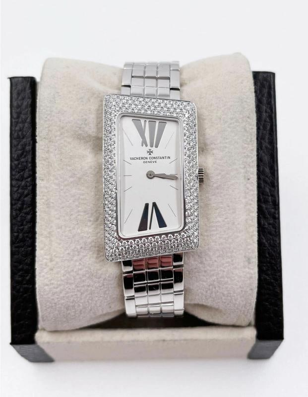 Vacheron Constantin Ladies Cambree Asymmetric 25515/U01G-9233 18K White Gold (1 of 7)