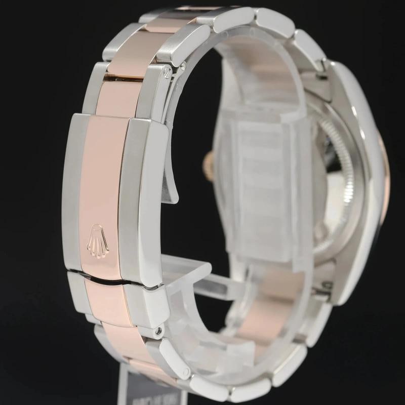 2004 Rolex DateJust 36mm Turn-O-Graph 116261 Rose Gold Two Tone Steel White Dial - 6