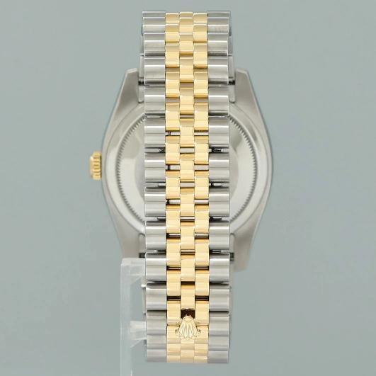 2013 PAPERS MINT Rolex 116233 DateJust Jubilee 36mm Two Tone Gold Silver Stick - 5