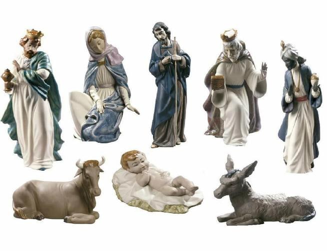 NAO BY LLADRO 8-PIECE GRES PORCELAIN NATIVITY SET BRAND NIB CHRISTMAS: Condition: New: A brand-new, unused, unopened, undamaged item in its original packaging (where packaging is applicable). Packaging should be the same as what is found in a retail store, unless the ite