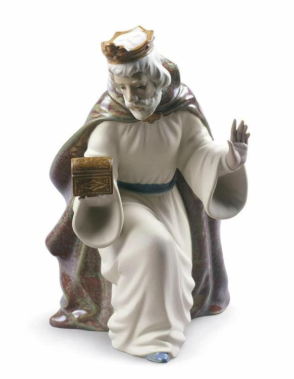 NAO BY LLADRO 8-PIECE GRES PORCELAIN NATIVITY SET BRAND NIB CHRISTMAS - 5