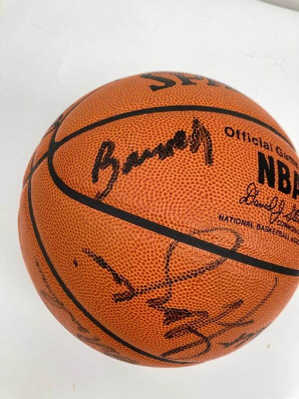 1969 - 1970 New York Knicks NBA Champs Team Signed Basketball JSA COA - 8