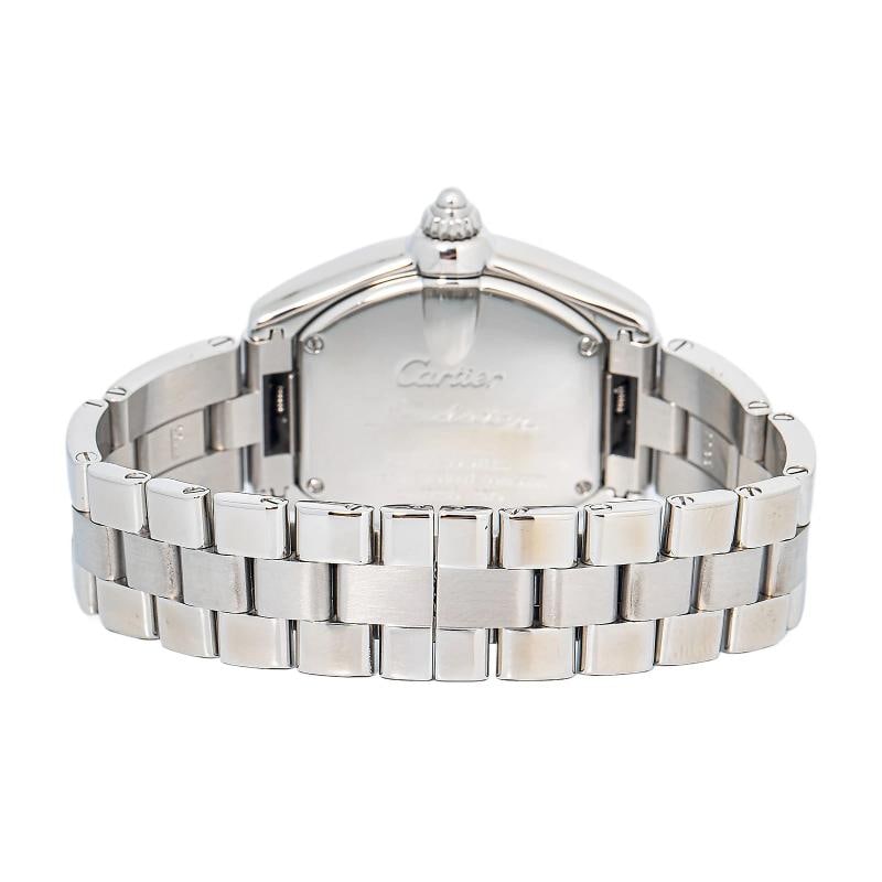 Cartier Roadster W62016V3 Stainless Steel PINK Dial Quartz Ladies Watch 30mm - 5