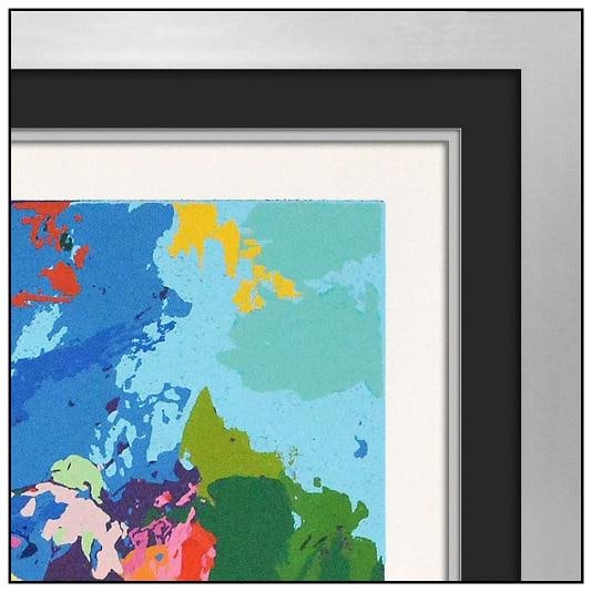 LeRoy Neiman Rare Color Serigraph The Race Signed Framed Horse Jockey Artwork - 7
