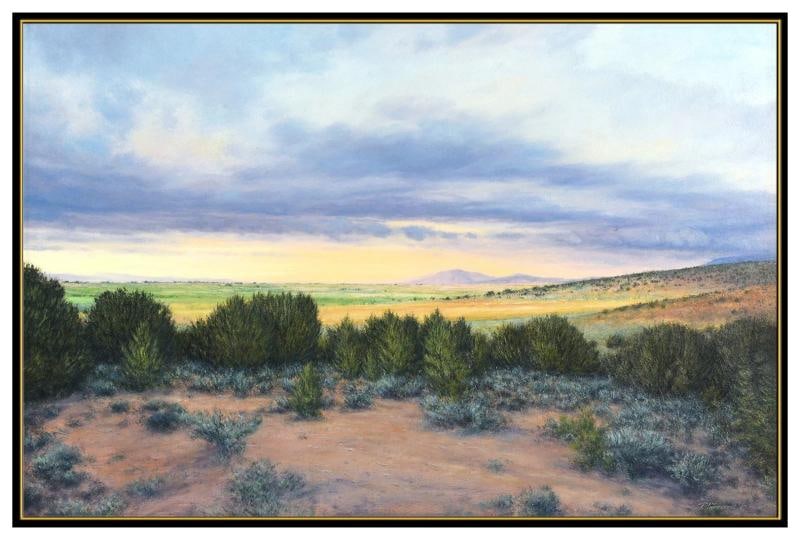 Travis R Humphreys Original Oil Painting On Canvas Signed Large Landscape Art - 2