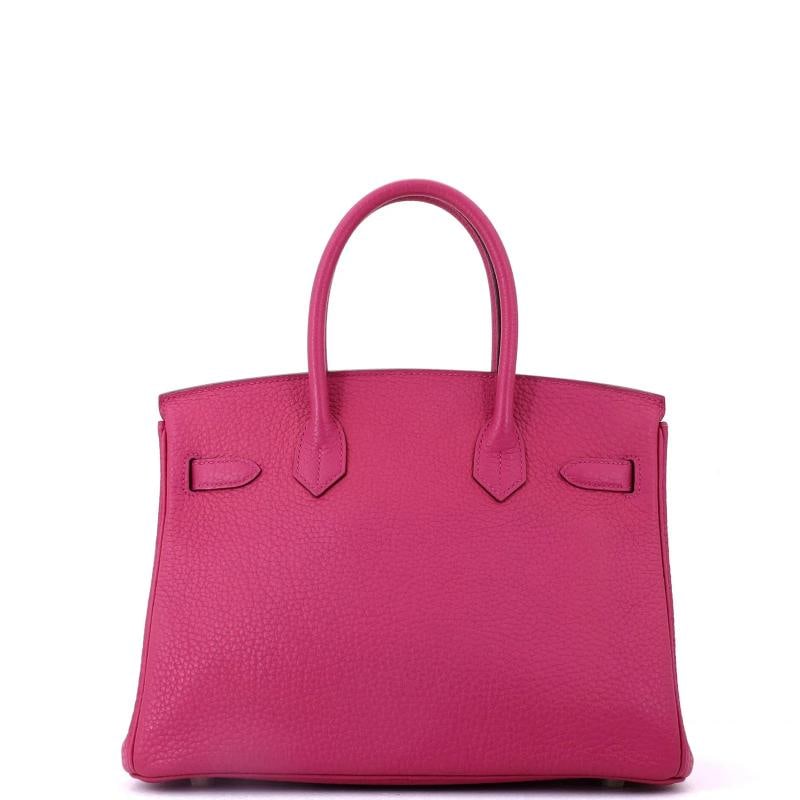 Hermes Birkin Handbag Pink Fjord with Gold Hardware 30 - 3