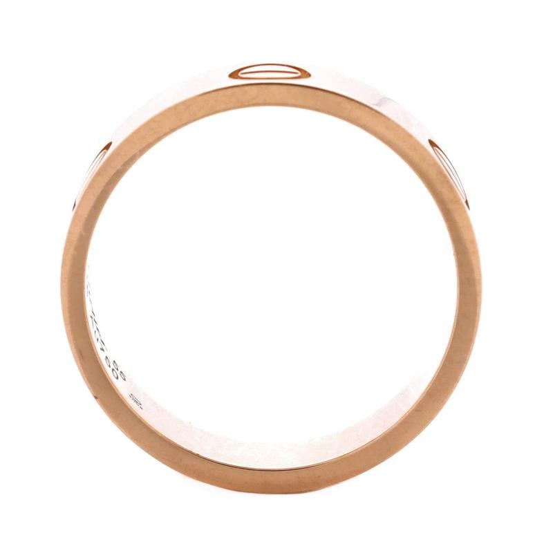 Cartier Love Band Ring 18K Rose Gold - 2