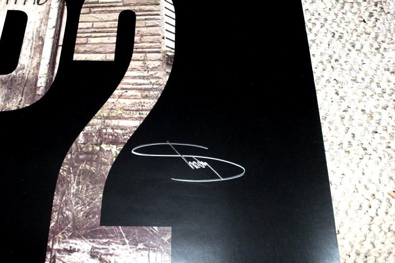 EMINEM SIGNED MM LP 2 24x36 POSTER MARSHALL MATHERS ALBUM SHADY BECKETT COA - 2