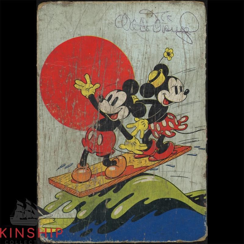 Walt Disney signed Vintage Mickey & Minnie Mouse Book Cover JSA LOA Auto: Condition: Used,Industry: Celebrities,Signed: Yes,Autograph Authentication: James Spence (JSA),Celebrity: Walt Disney,Original/Reproduction: Original,Country of Origin: United States