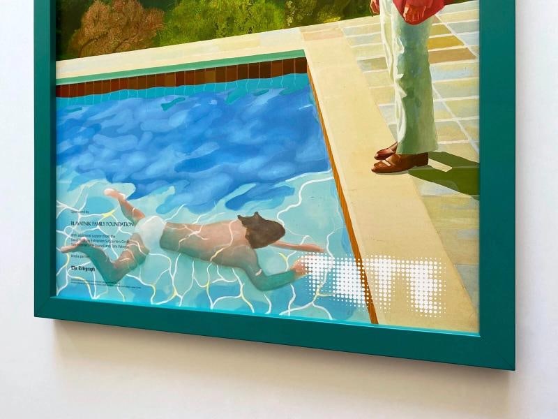 DAVID HOCKNEY RARE LITHOGRAPH PRINT TATE MUSEUM FRAMED POP ART EXHBTN POSTER - 11